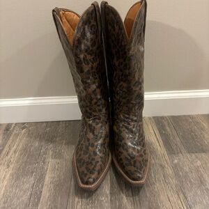 Leopard Print Cowboy Boots